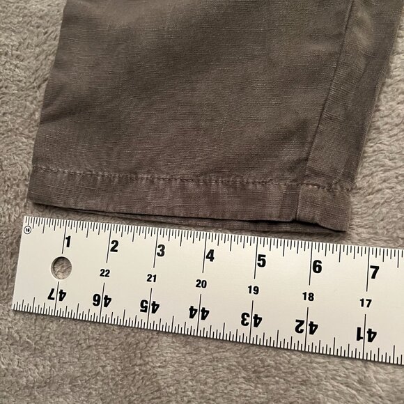 Zara pant women's taupe EUR XS linen and lyocell new with tag - Picture 9 of 10